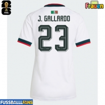 Mexiko Jesus Gallardo #23 Auswärtstrikot Frauen EM 2024 Kurzarm